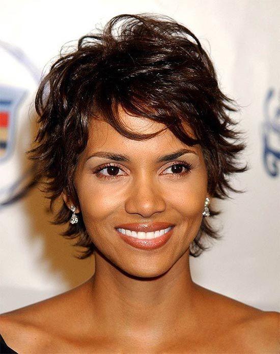 Thick Wavy Shag No Bangs Thick Wavy Shag No Bangs — Simple Short Shag