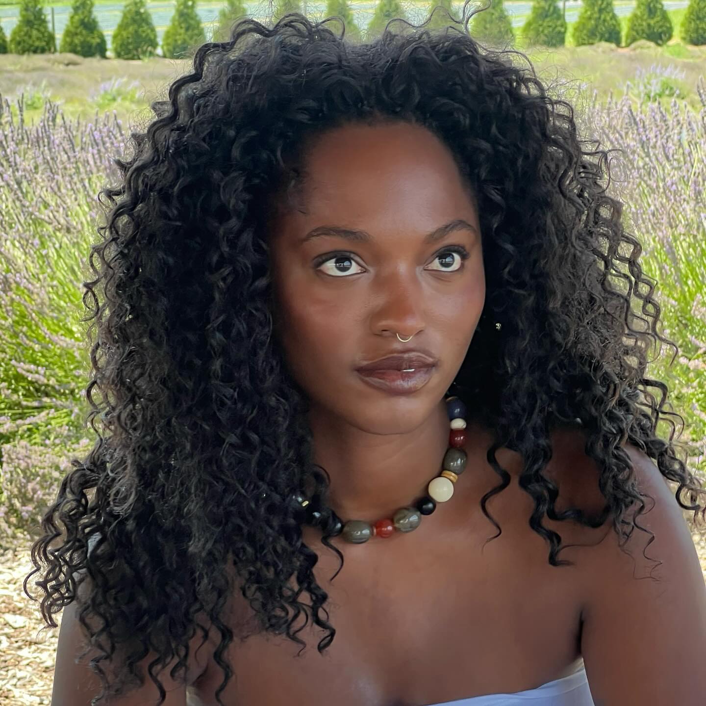 Mid-Back Black Defined Curls Mid-Back Black Defined Curls — Simple Soft Curls
