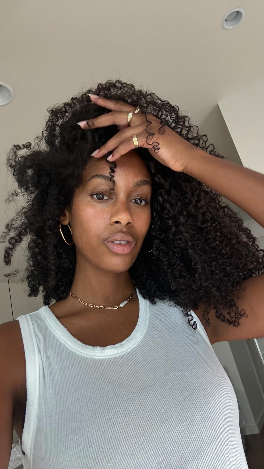 Mid-Back Dark Brown Defined Curls Mid-Back Dark Brown Defined Curls — Simple Soft Curls