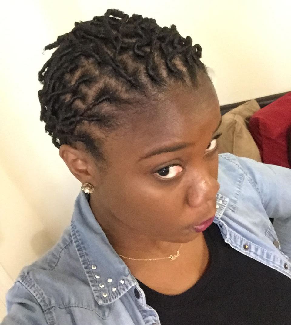 Ear Length Black Wavy Starter Locs, Close-Up Take Ear Length Black Wavy Starter Locs, Close-Up Take — Simple Starter Locs