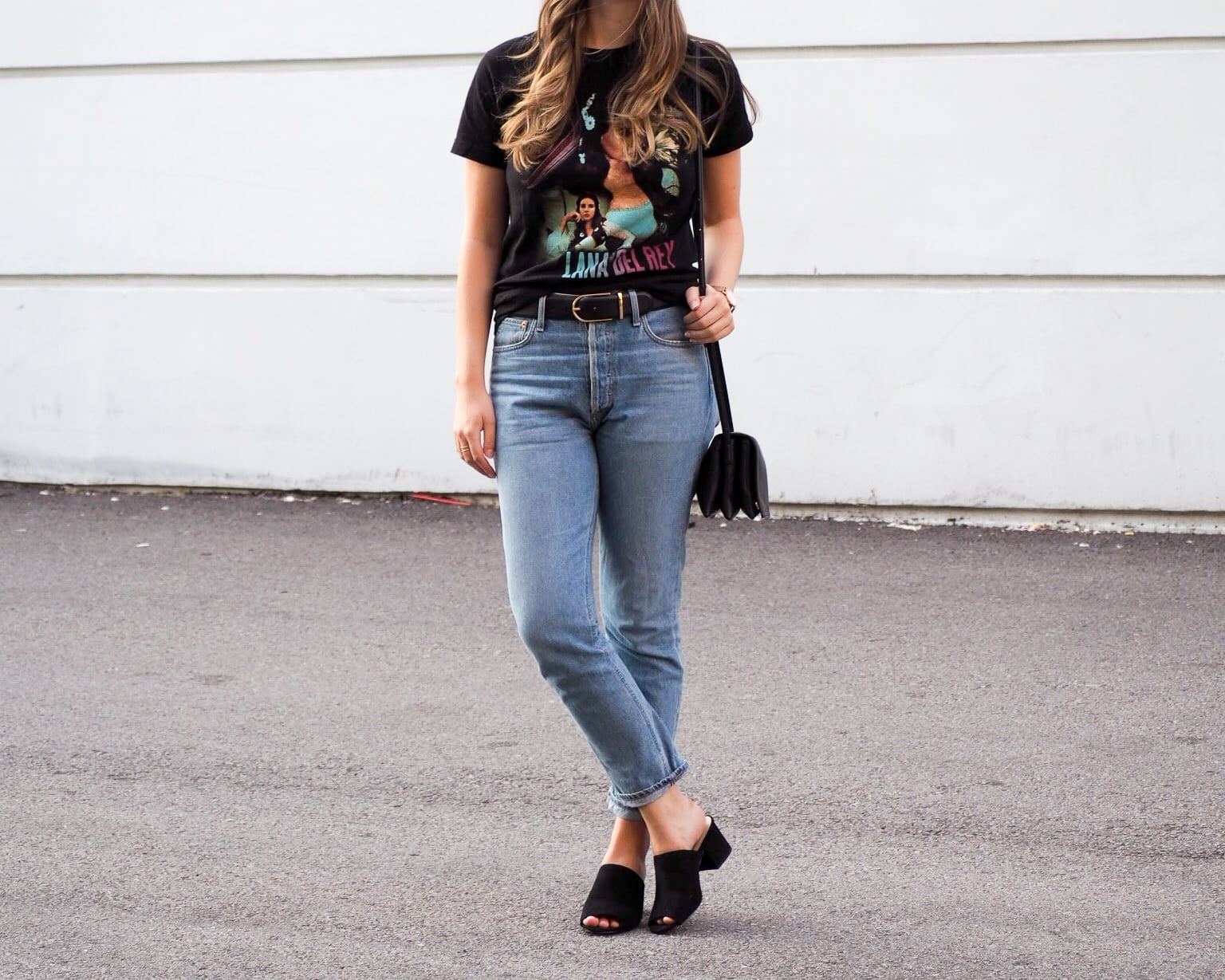 Graphic T-Shirt with Blue Straight-Leg Jeans Graphic T-Shirt with Blue Straight-Leg Jeans — Simple Style Inspo