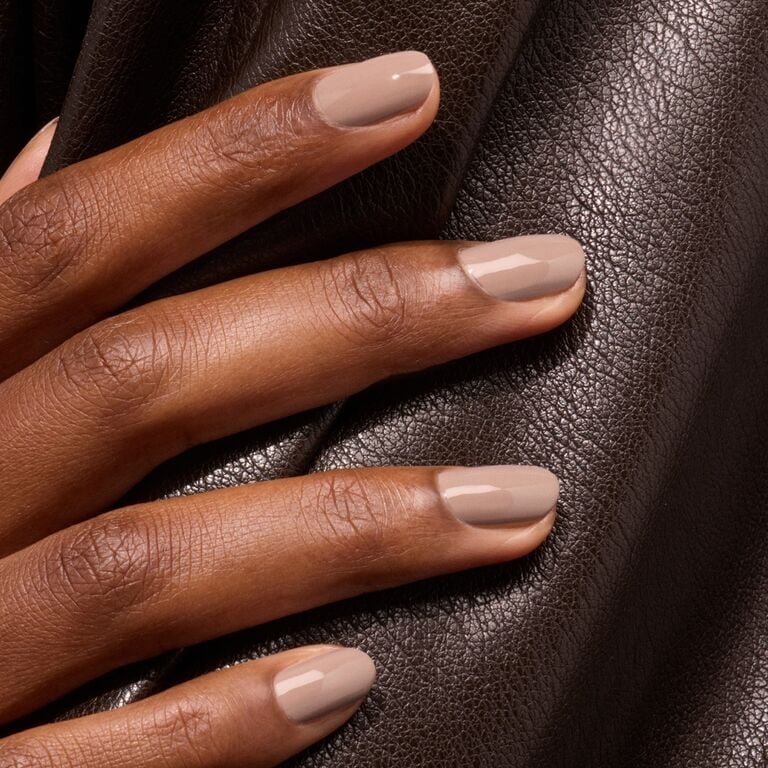 Clean Short Square Light Taupe Nails Clean Short Square Light Taupe Nails — Simple Taupe Nails