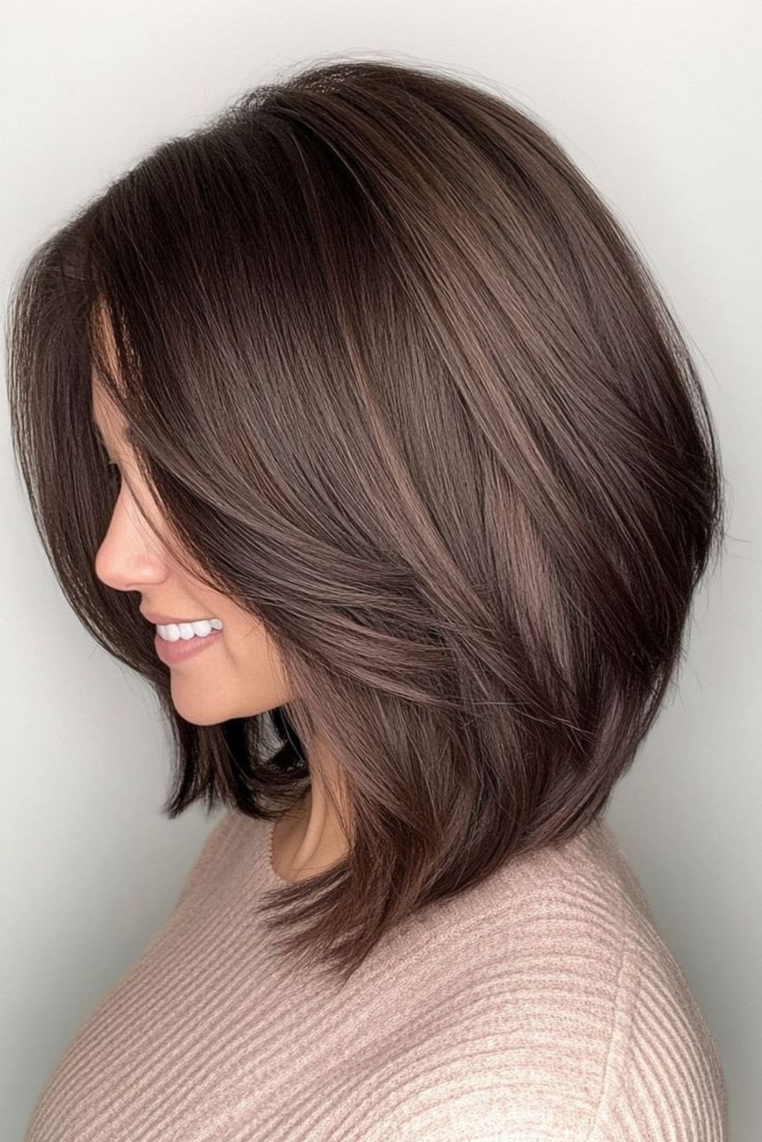 Chin Length Bob With Volume And Texture Chin Length Bob With Volume And Texture — Simple Textured Bob