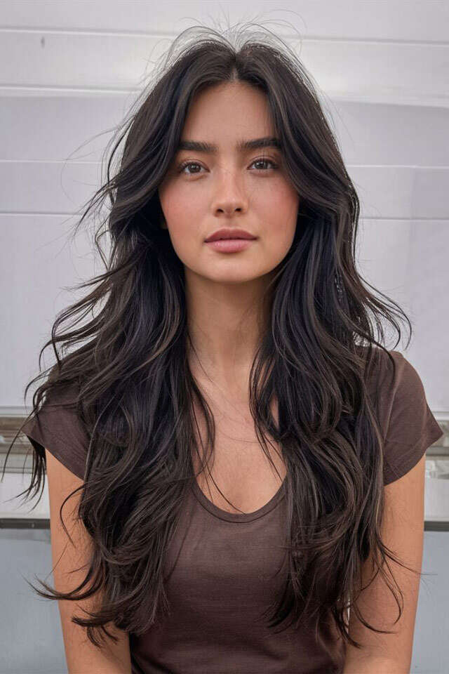 Long Thick Hair With Voluminous Waves Long Thick Hair With Voluminous Waves — Simple Waves Hair