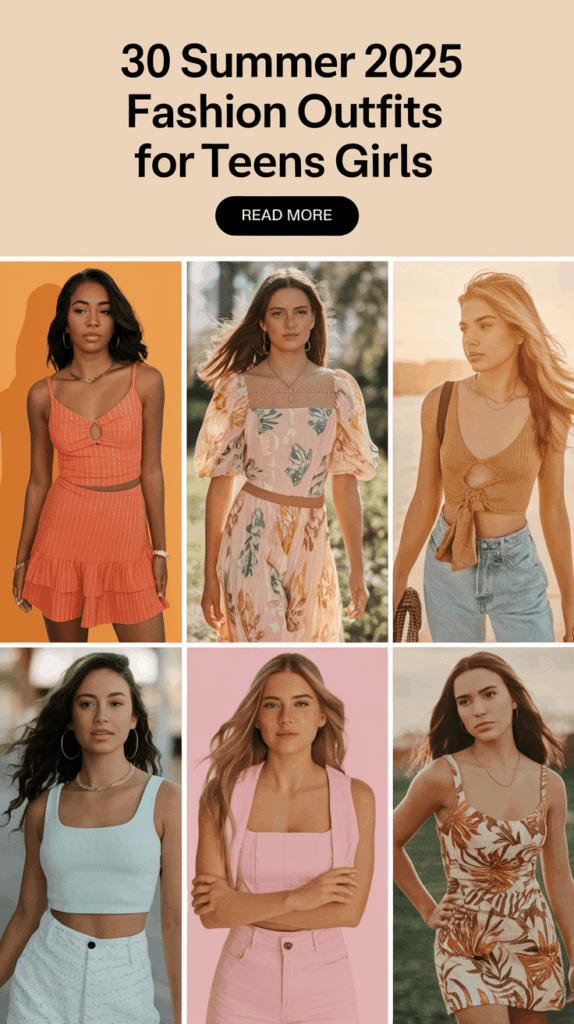 Summer 2025 Fashion Outfits for Teen Girls