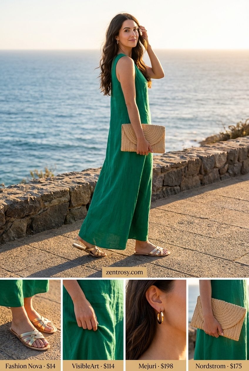 summer linen outfit for women 2026 outfit idea - fashion styling inspiration