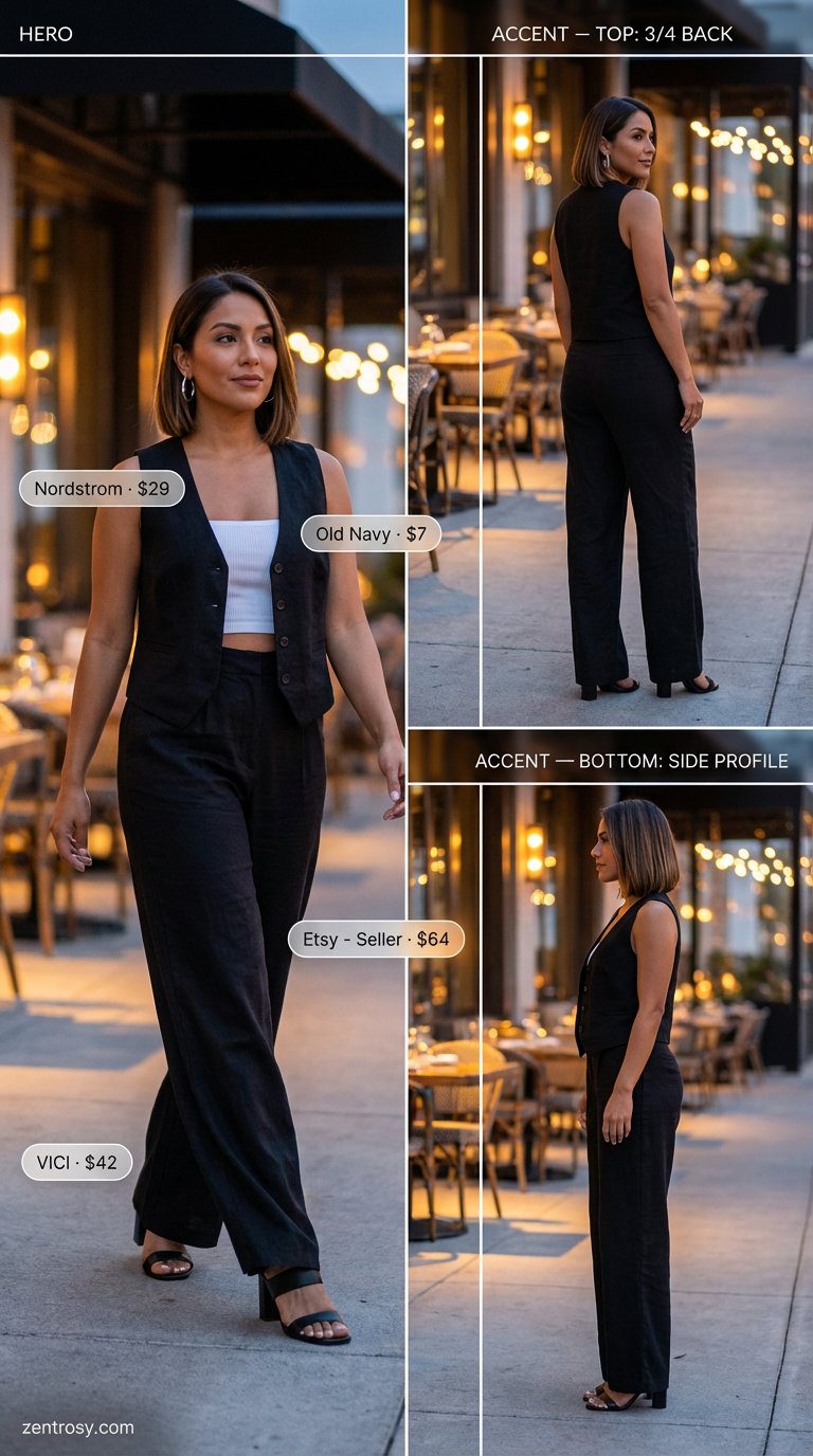 Sunset Dining Elegance: The Casual Linen Set Trap
