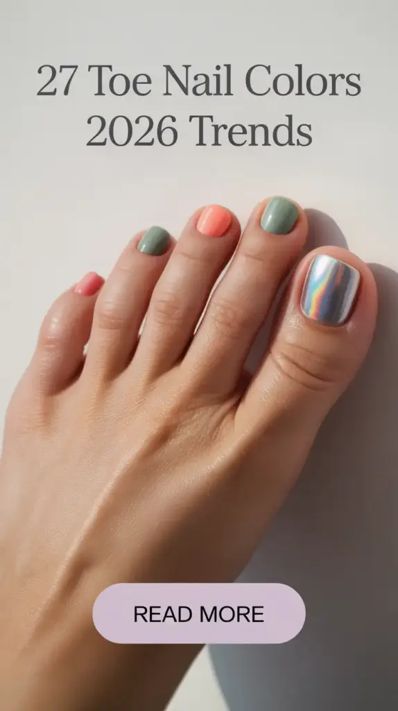Toe Nail Colors 2026 Trends: Fresh Shades and Inspiring Seasonal Pedicure Ideas
