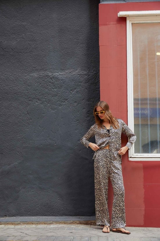 Full Leopard Print Loungewear Set — Trendy Animal Print Outfits