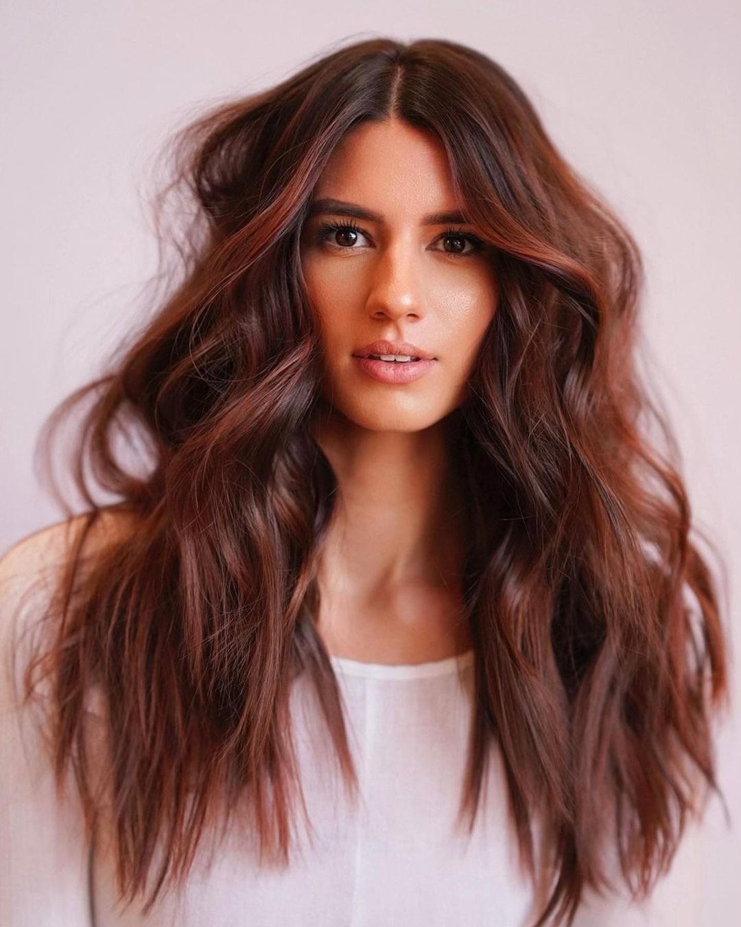 Dark Auburn With Subtle Warm Highlights Dark Auburn With Subtle Warm Highlights — Trendy Auburn Hair Color