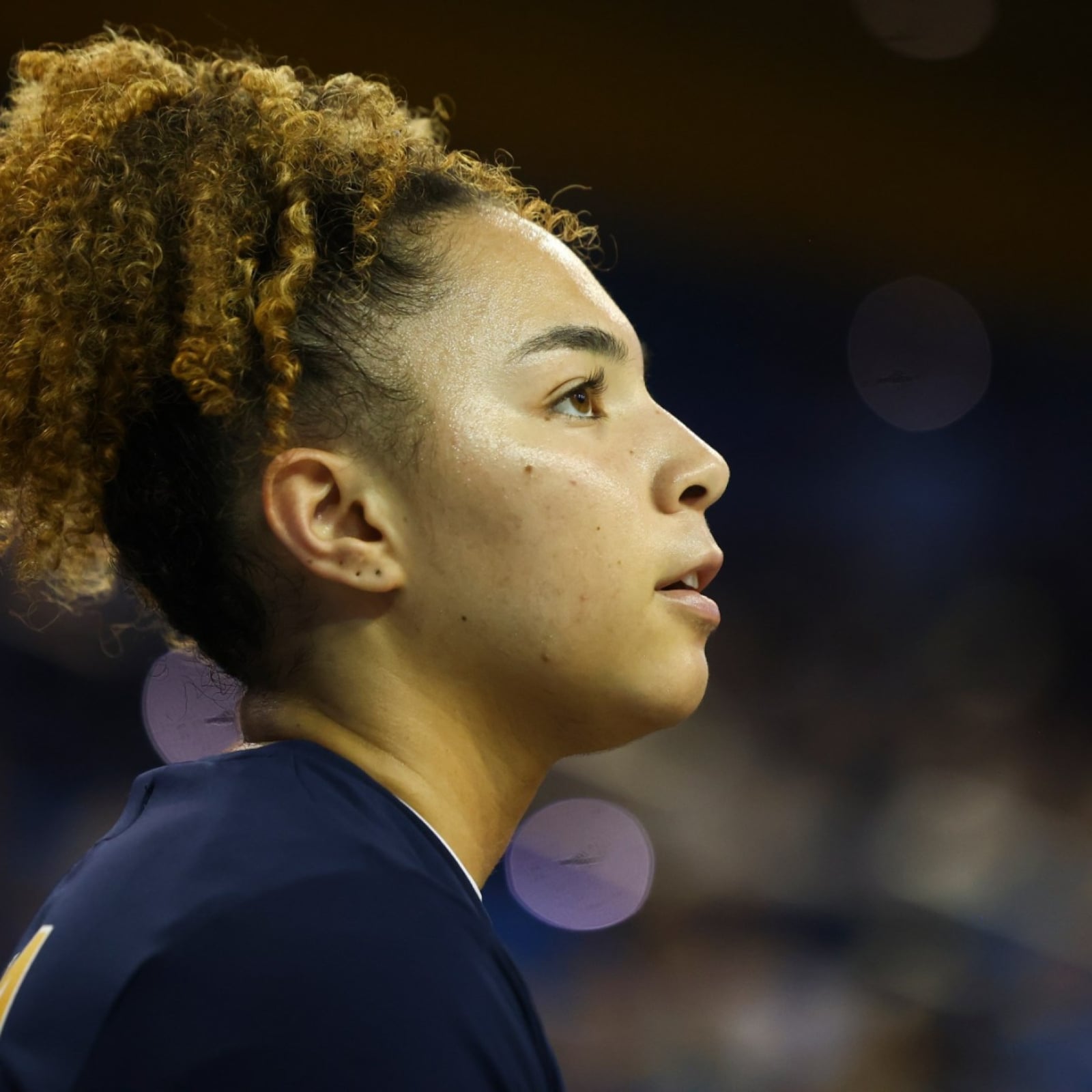 High Ponytail With Cascading Curls High Ponytail With Cascading Curls — Trendy Basketball Hairstyles