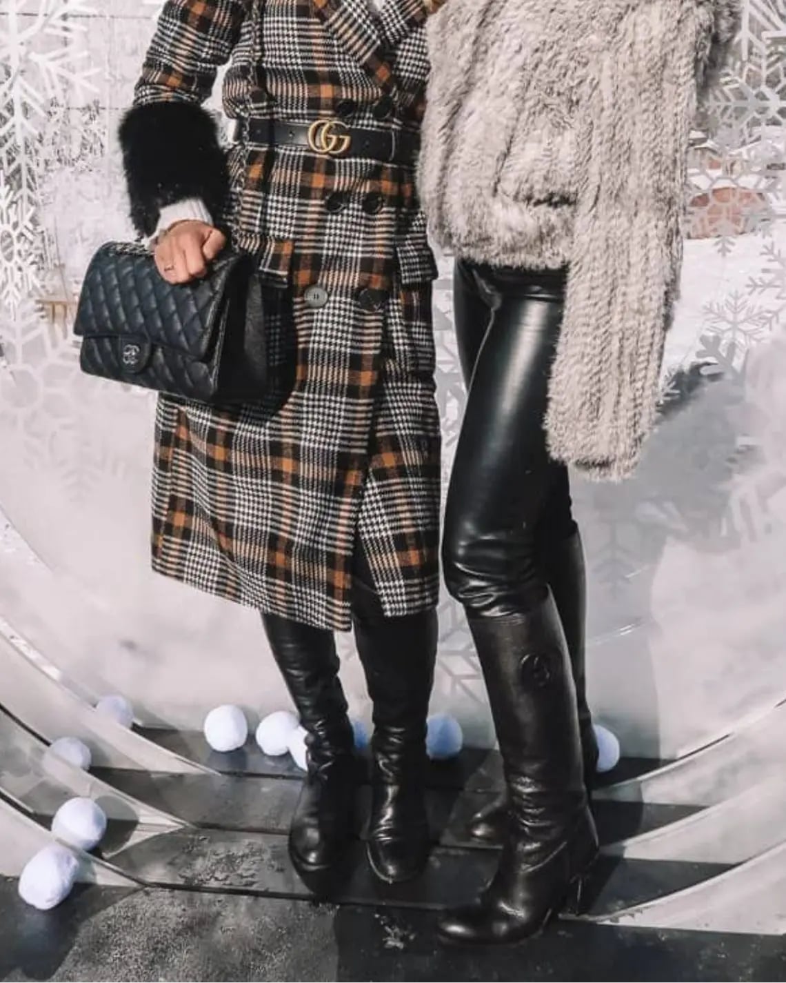 Straight Leg Leather Pants with Relaxed Silhouette and Blazer Straight Leg Leather Pants with Relaxed Silhouette and Blazer — Trendy Black Leather Pants Outfit