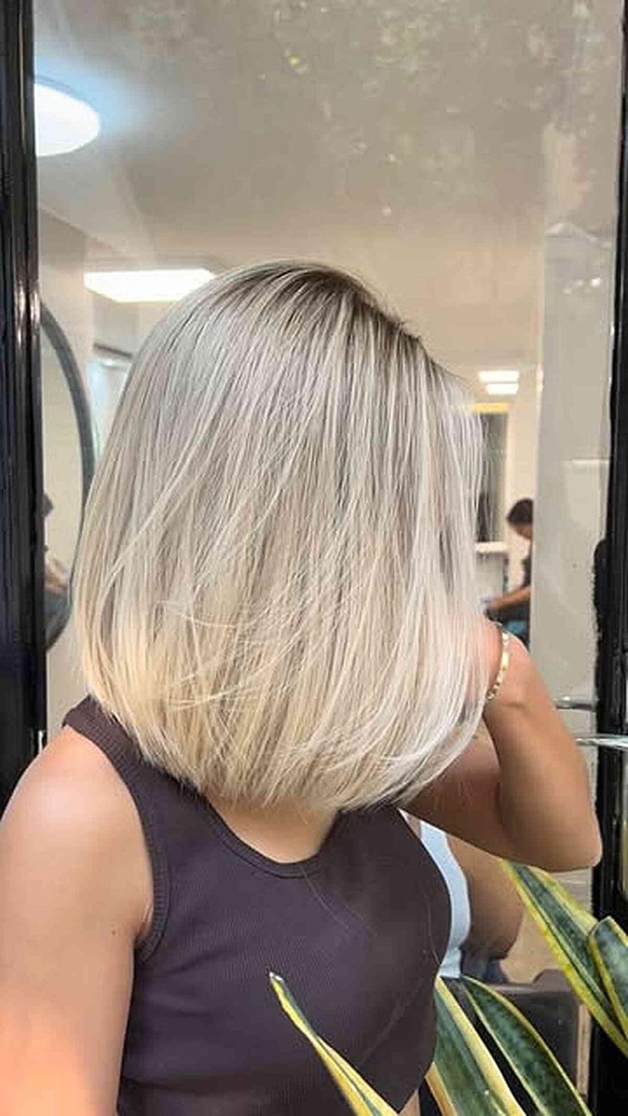 Fine Bob Ear Length Blonde Balayage Fine Bob Ear Length Blonde Balayage — Trendy Blonde Balayage