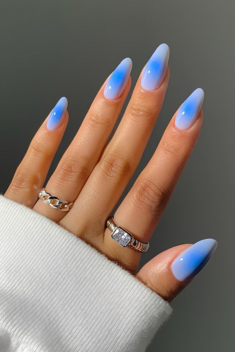 29 Trendy Blue Acrylic Nails 2027 for Summer Vibes