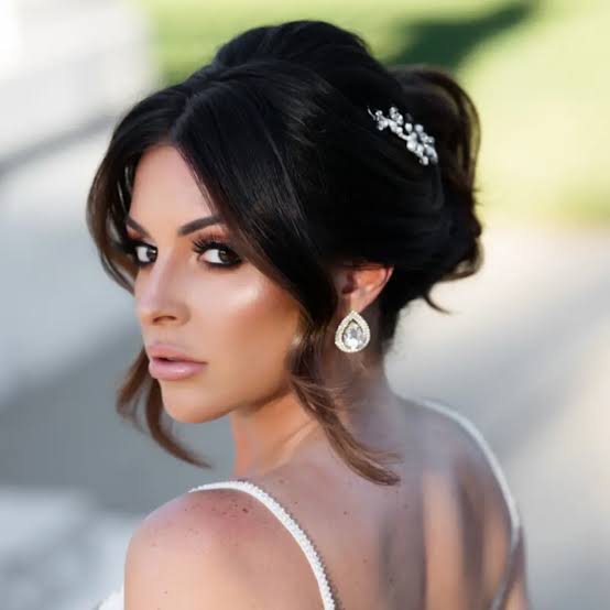 Updo With Ornate Hair Accessory Updo With Ornate Hair Accessory — Trendy Bridesmaid Hairstyles Updo