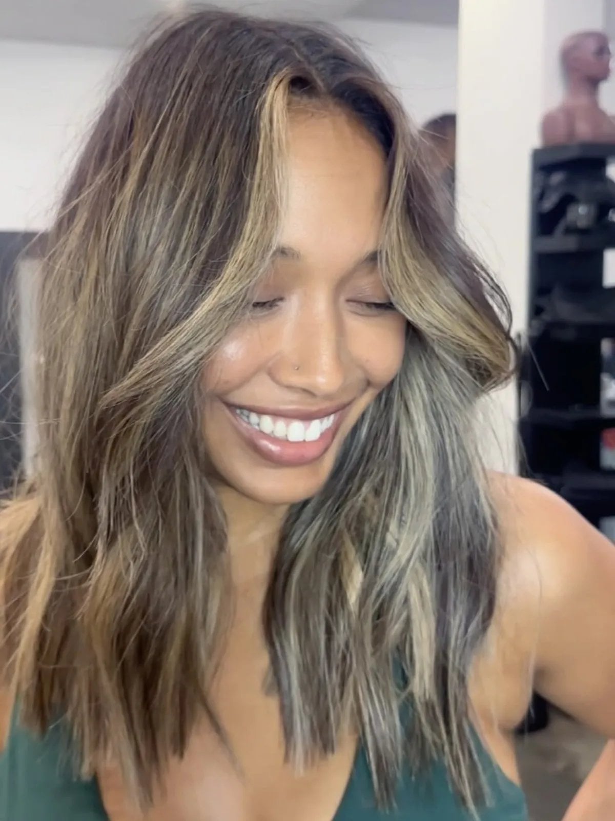 Medium Brown With Caramel And Ash Blonde Highlights Medium Brown With Caramel And Ash Blonde Highlights — Trendy Caramel Hair Color