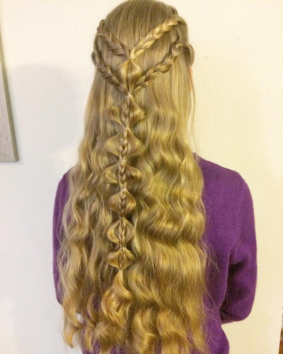 Natural Mid-Back Light Brown Waves — Trendy Cheer Hair