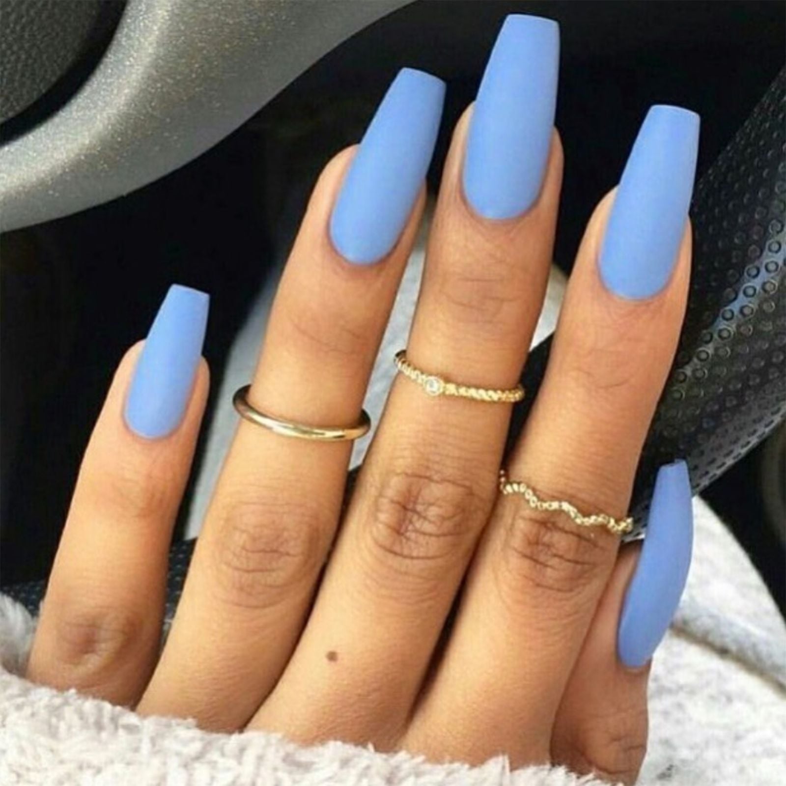 Long Coffin 3D Flower French Nails Long Coffin 3D Flower French Nails — Trendy Coffin Nails