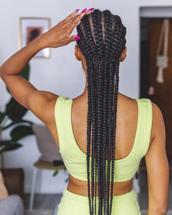 Sleek Straight-Back Cornrows Sleek Straight-Back Cornrows — Trendy Cornrows Braids for Black Women