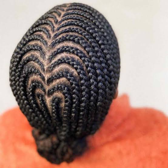 Collarbone Length Cornrows With Baby Hairs Collarbone Length Cornrows With Baby Hairs — Trendy Cornrows Hairstyles for Black Women