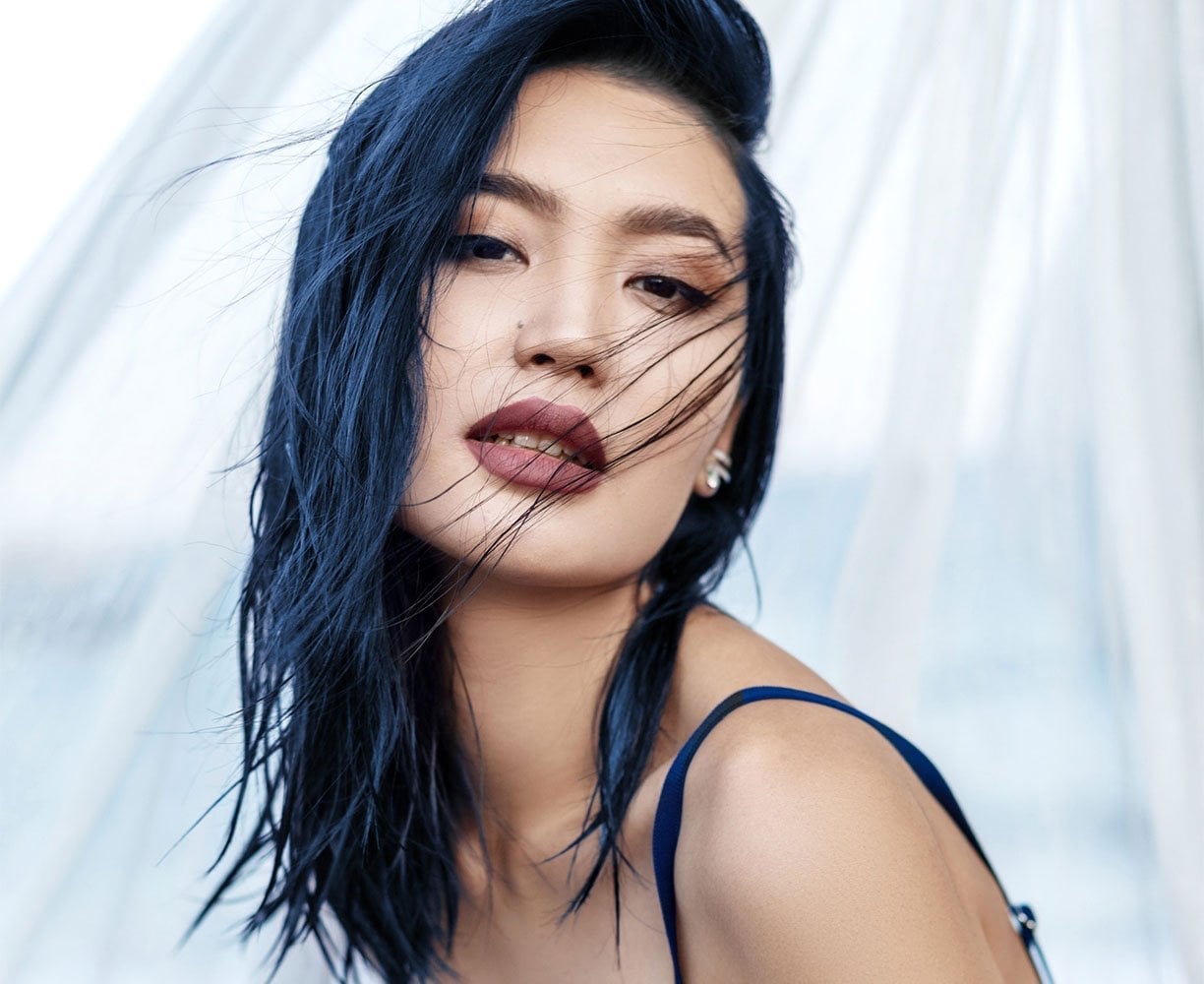 Deep Blue Black Wavy Bob Deep Blue Black Wavy Bob — Trendy Dark Hair Color