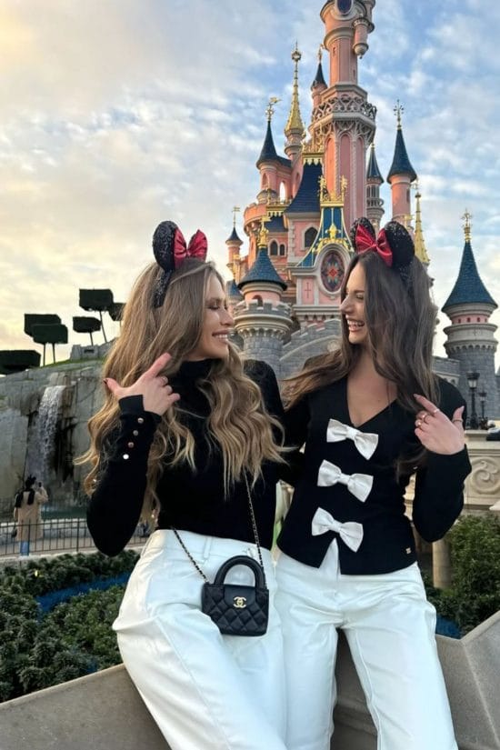 Black and White Bow Detail Jacket Outfit Black and White Bow Detail Jacket Outfit — Trendy Disney Outfits