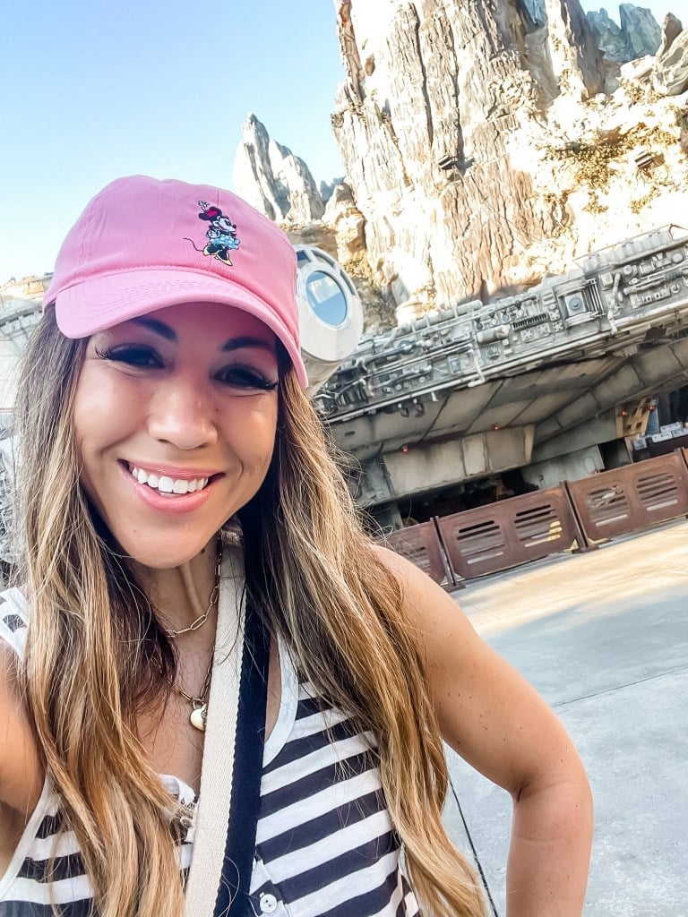 Minnie Mouse Baseball Cap Striped Tank Minnie Mouse Baseball Cap Striped Tank — Trendy Disney Outfits