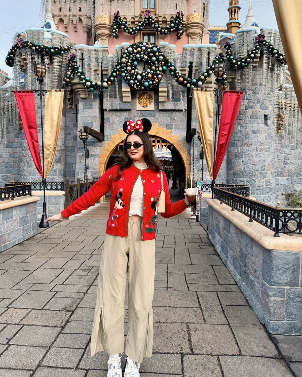 Embroidered Cardigan and Wide Leg Pants Embroidered Cardigan and Wide Leg Pants — Trendy Disney Outfits