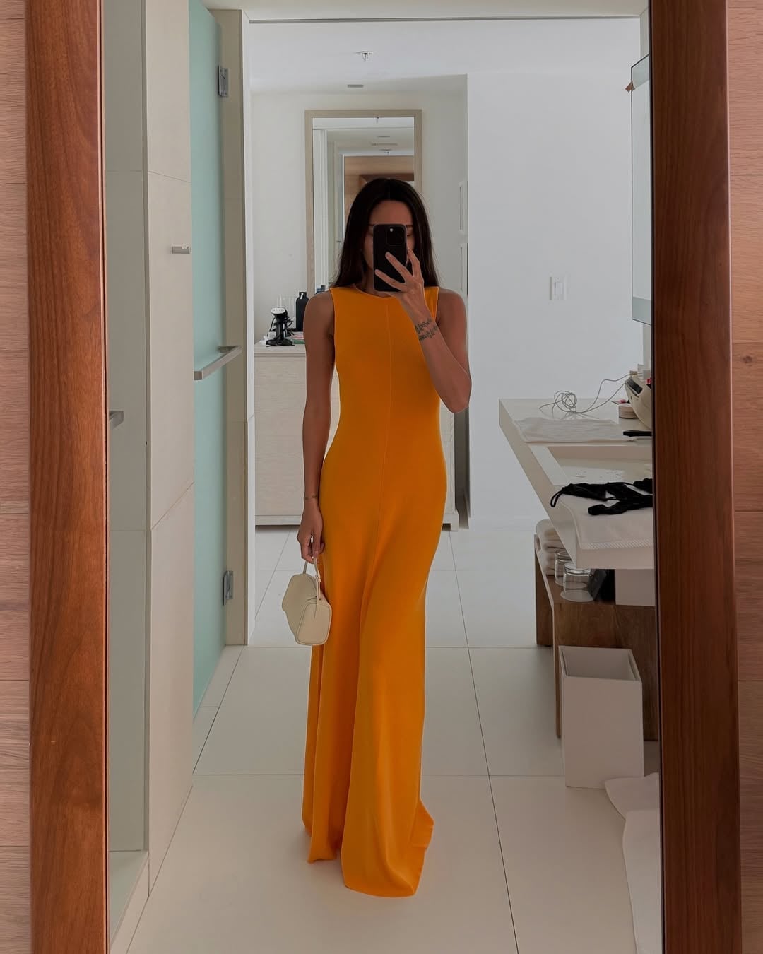 Vibrant Orange Sleeveless Maxi Dress Vibrant Orange Sleeveless Maxi Dress — Trendy Dress for Wedding Guest