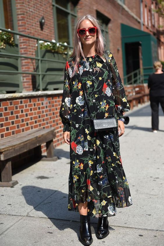 Snake Print Jacket With Turtleneck And Jeans — Trendy Dress with Boots