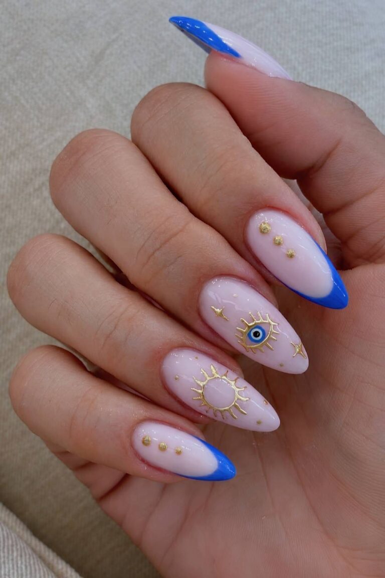 21 Trendy Evil Eye Nails 2027 for a Mystical Vibe
