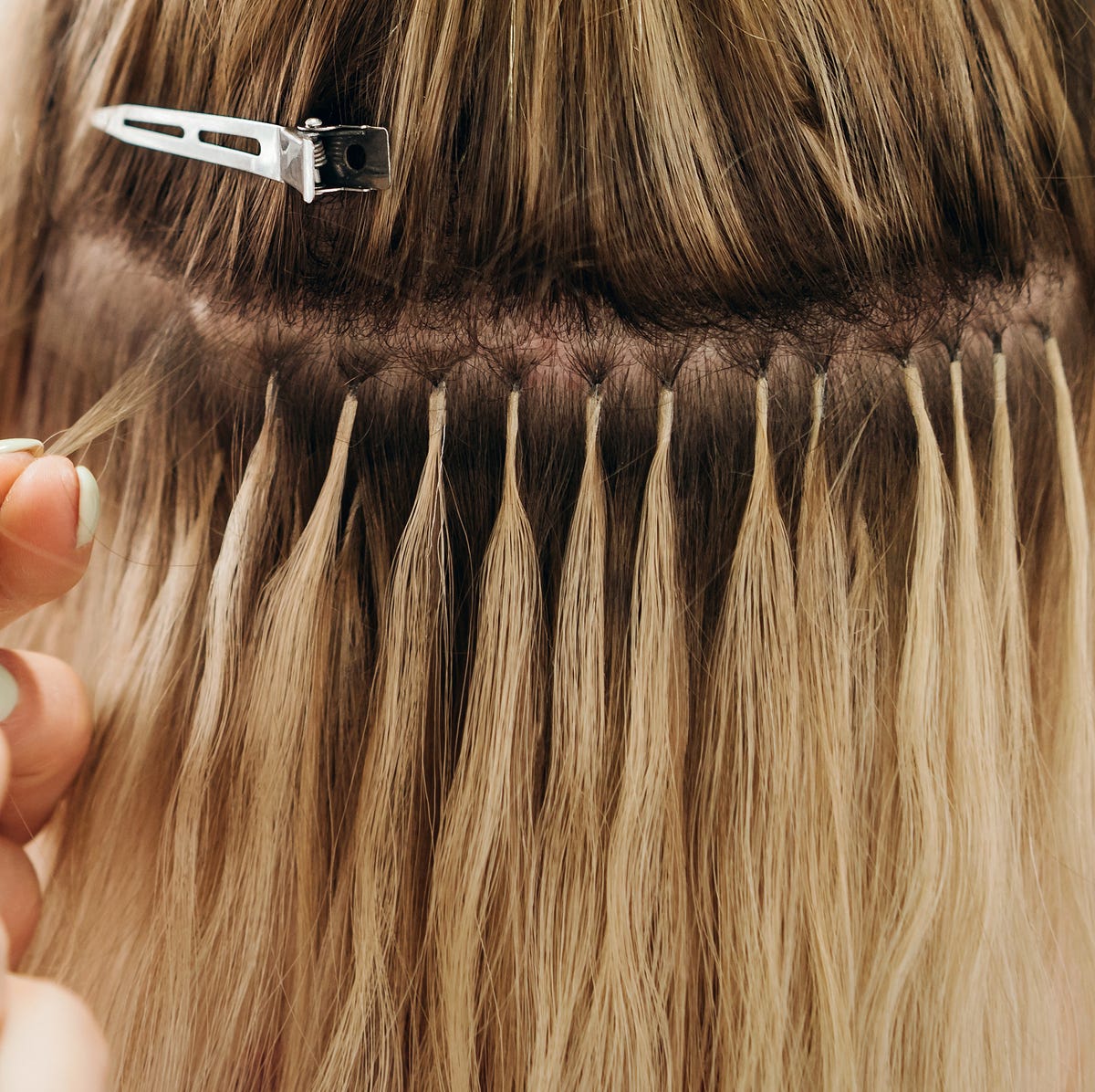 Ash Blonde Mid-Back Wavy Microlinks Ash Blonde Mid-Back Wavy Microlinks — Trendy Extensions Hair