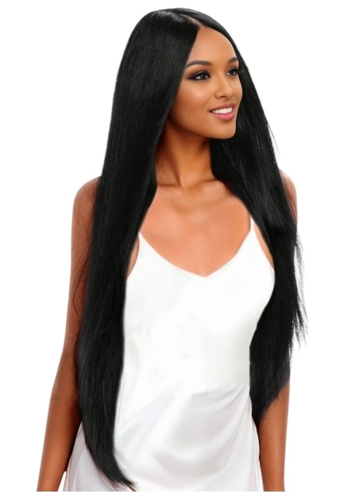 Mid-Back Long Thick Straight Black Mid-Back Long Thick Straight Black — Trendy Extensions Hair