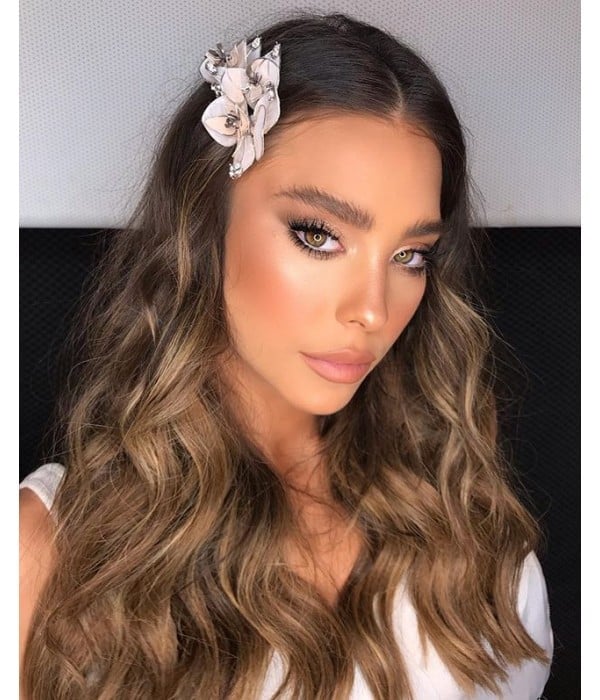 Mid-Back Wavy Dark Blonde Balayage Mid-Back Wavy Dark Blonde Balayage — Trendy Extensions Hair