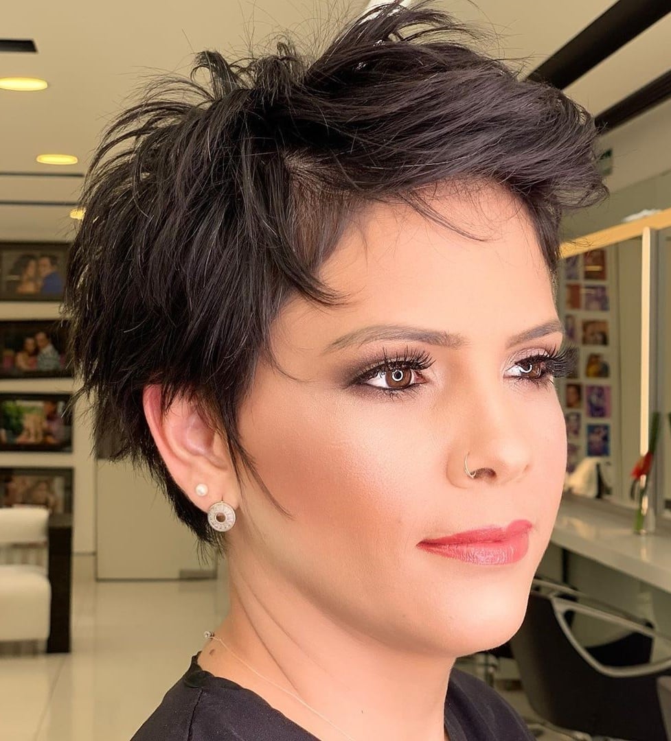 Short Textured Pixie Choppy Bangs — Trendy Fine Hair