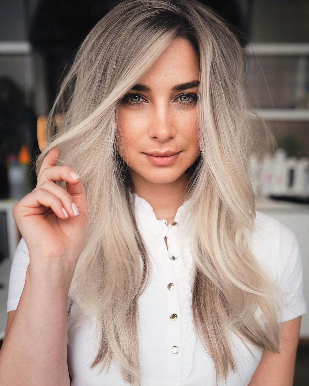 Mid-Back Length Long Layers Air Dried — Trendy Fine Hair