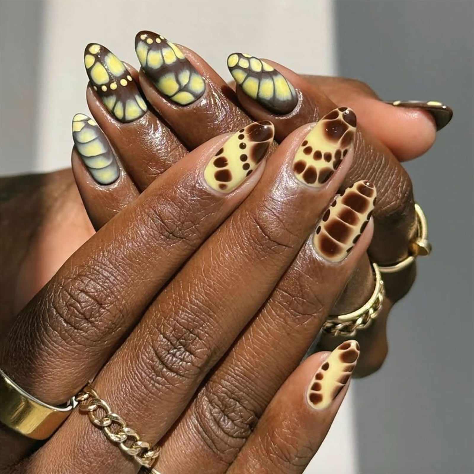 Animal Print Long Stiletto Nails Animal Print Long Stiletto Nails — Trendy Gel Nails Polish