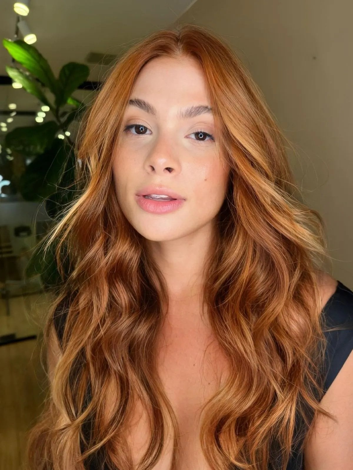 Rich Copper Ginger With Loose Waves Rich Copper Ginger With Loose Waves — Trendy Ginger Hair Color
