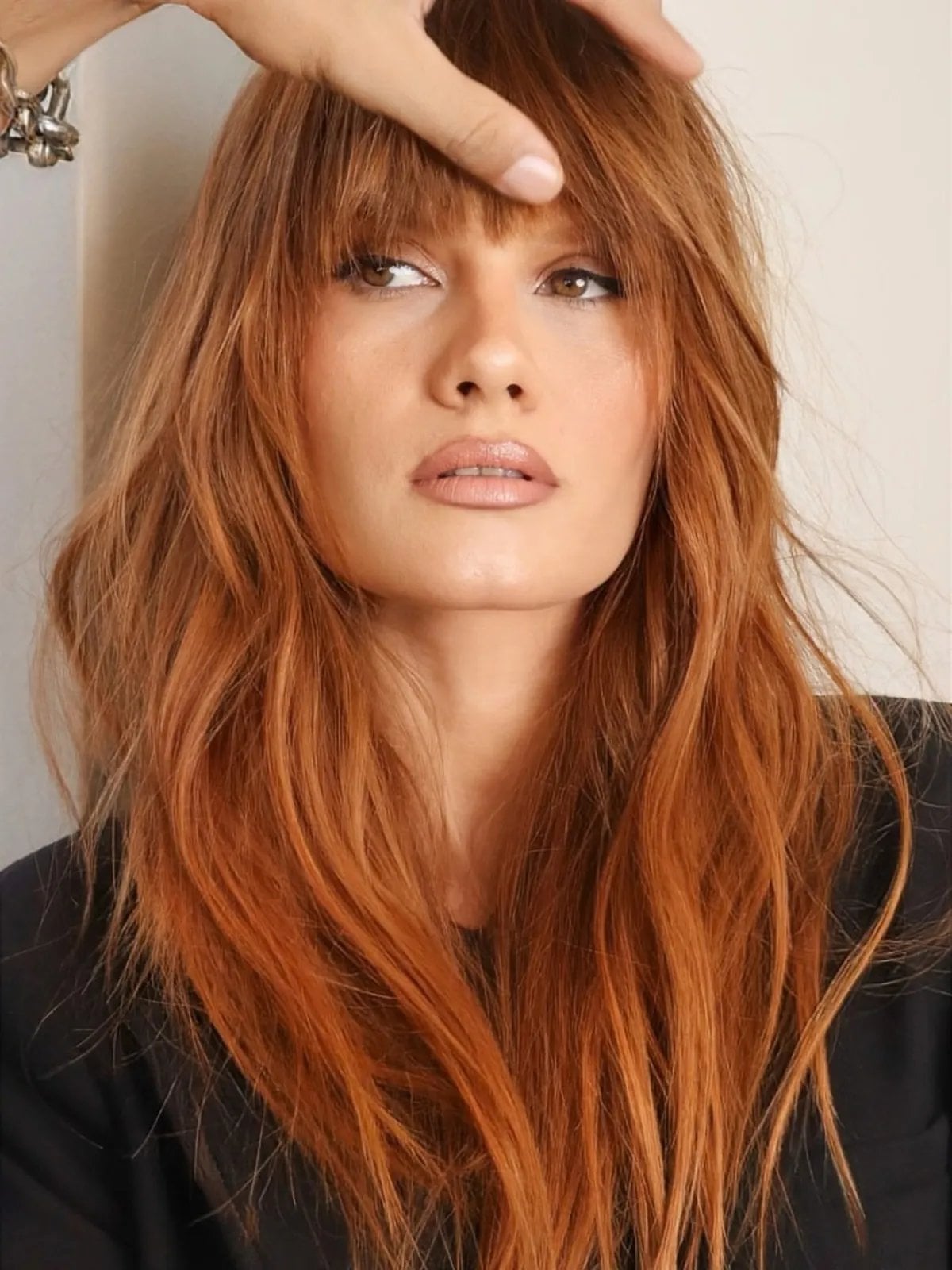 Vibrant Copper Ginger Collarbone Cut Vibrant Copper Ginger Collarbone Cut — Trendy Ginger Hair Color