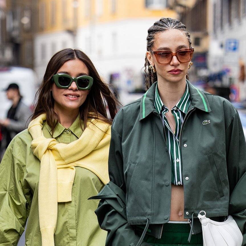 Olive Green Bomber Jacket with Striped Shirt and Green Trousers Olive Green Bomber Jacket with Striped Shirt and Green Trousers — Trendy Green Outfits