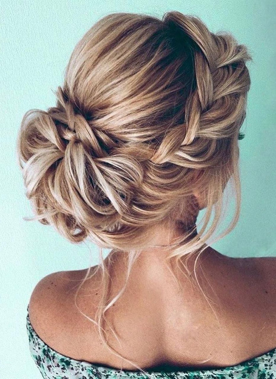 Intricate Braided Crown Updo — Trendy Hair Up Hairstyles