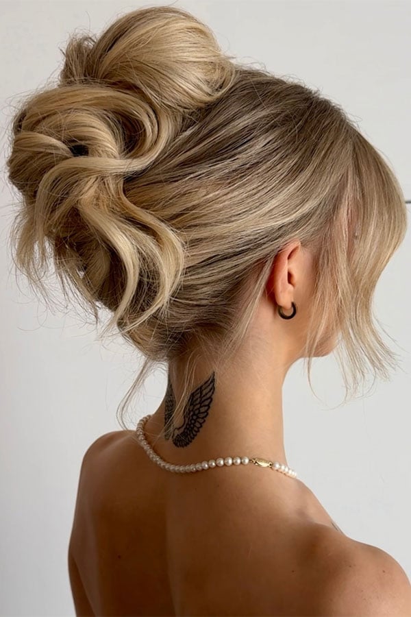 Voluminous High Updo With Soft Curls — Trendy Hair Up Hairstyles
