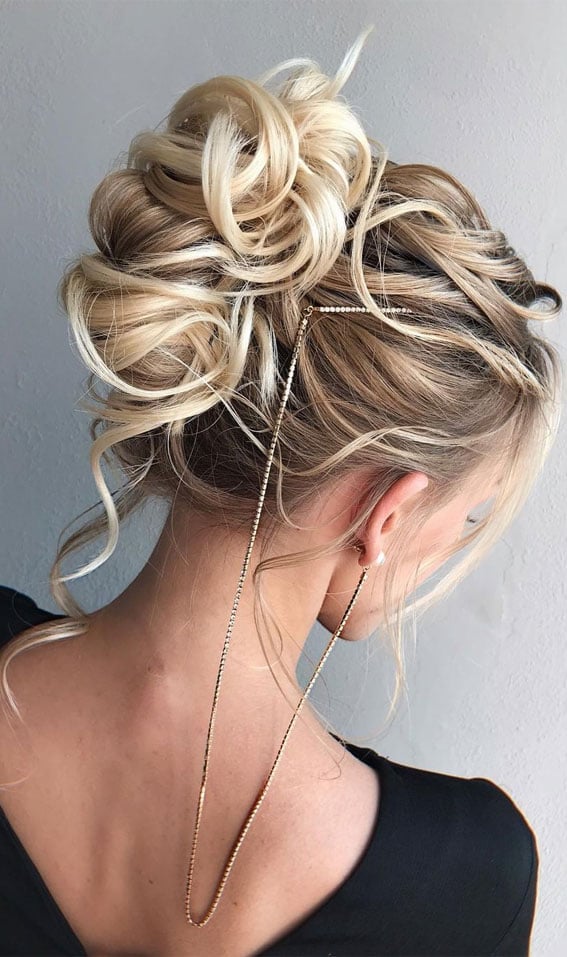 Romantic Twisted Updo With Loose Curls — Trendy Hair Up Hairstyles