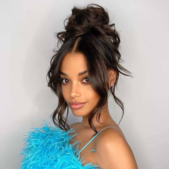High Messy Updo With Voluminous Crown — Trendy Hair Up Hairstyles