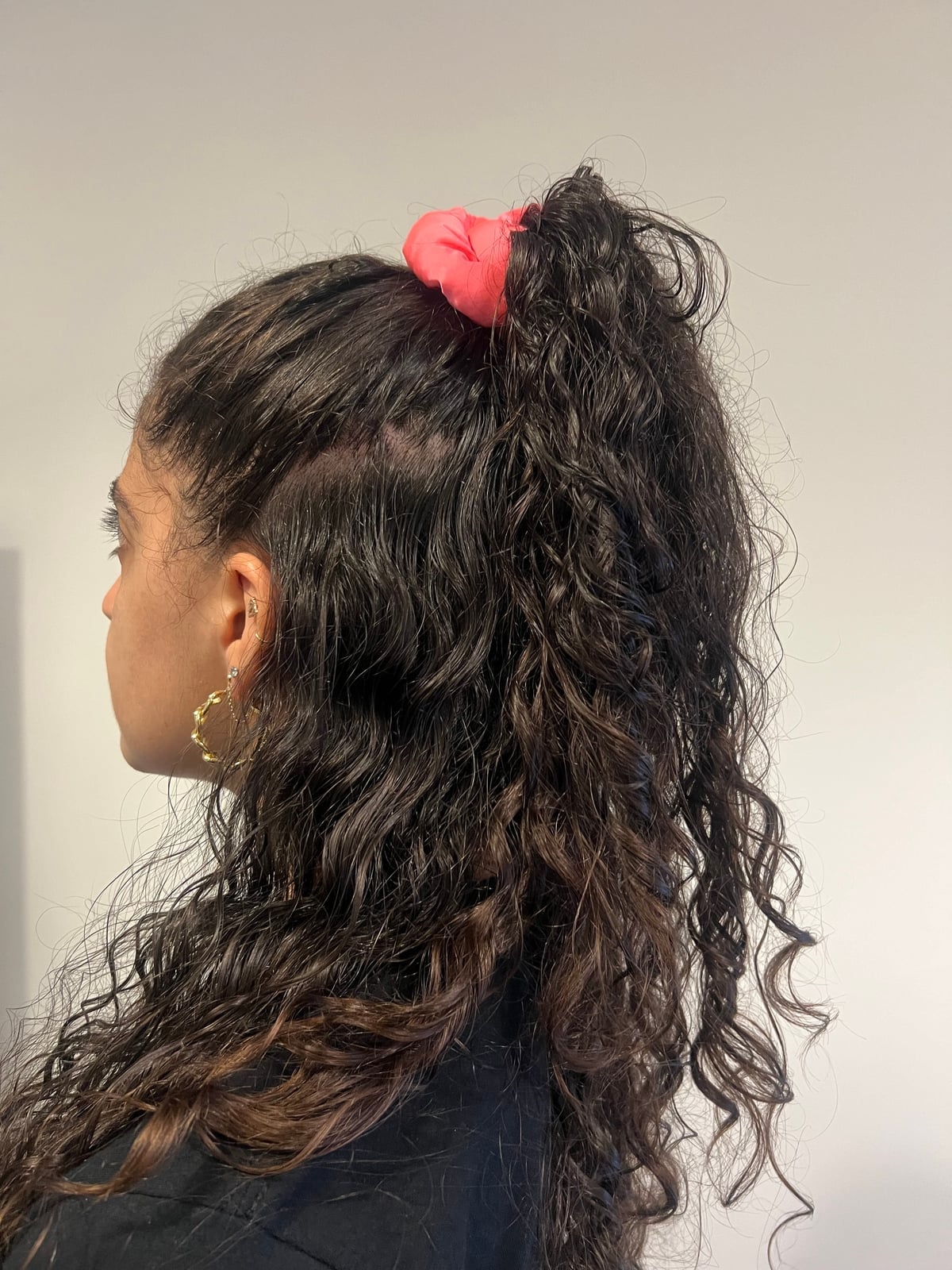 Mid-Back Air-Dried Natural Curls — Trendy Hairstyles for School