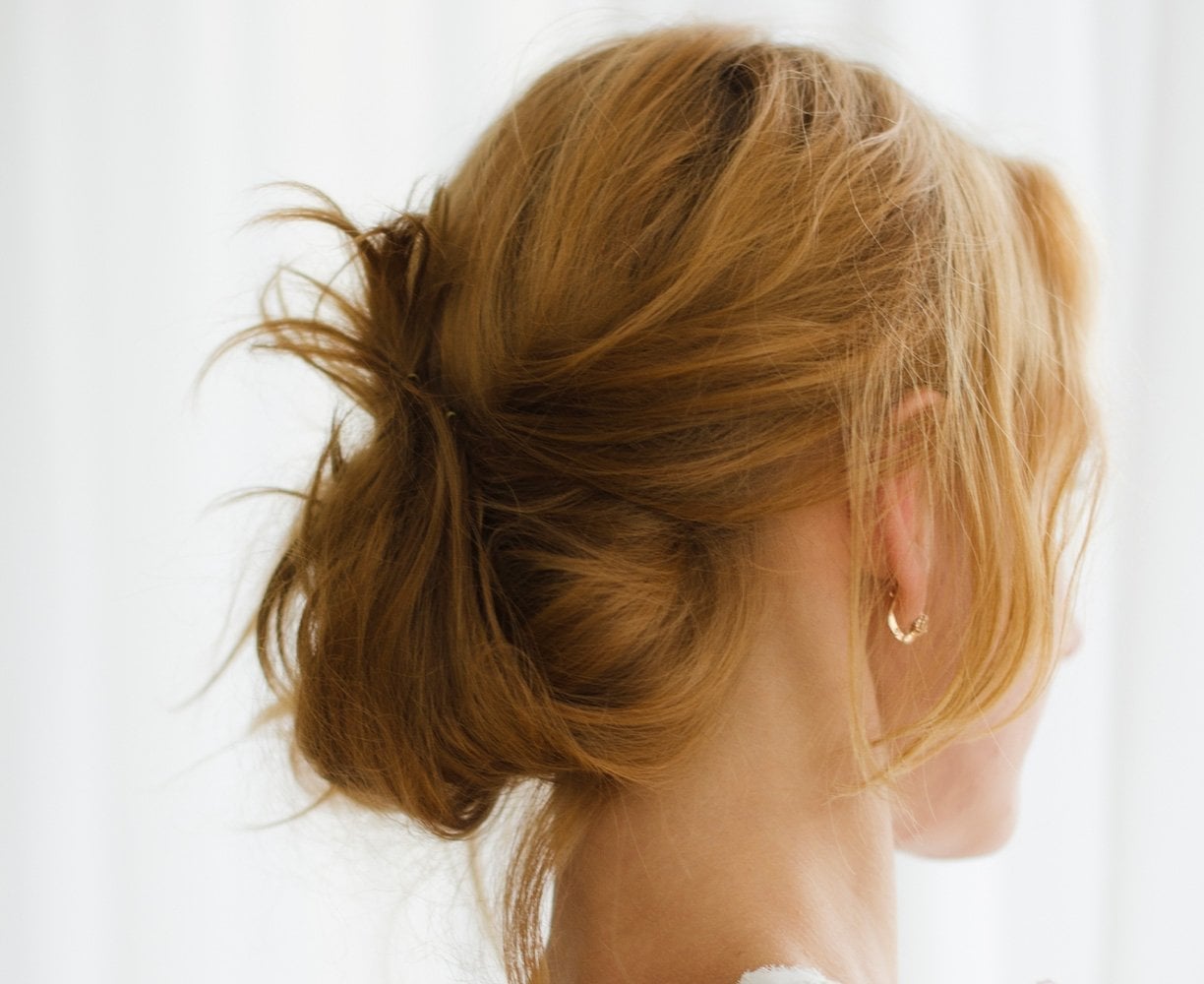 Messy Bun With Wispy Face-Framing Pieces — Trendy Hairstyles for School