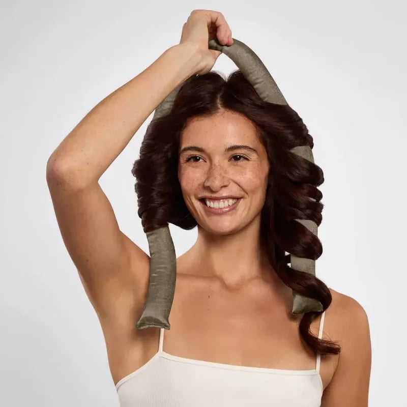 Velvet Heatless Curling Set Styling — Trendy Heatless Curls