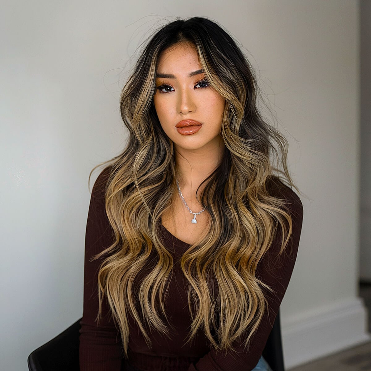Collarbone Dark Blonde With Sun-Kissed Highlights — Trendy Highlights Hair