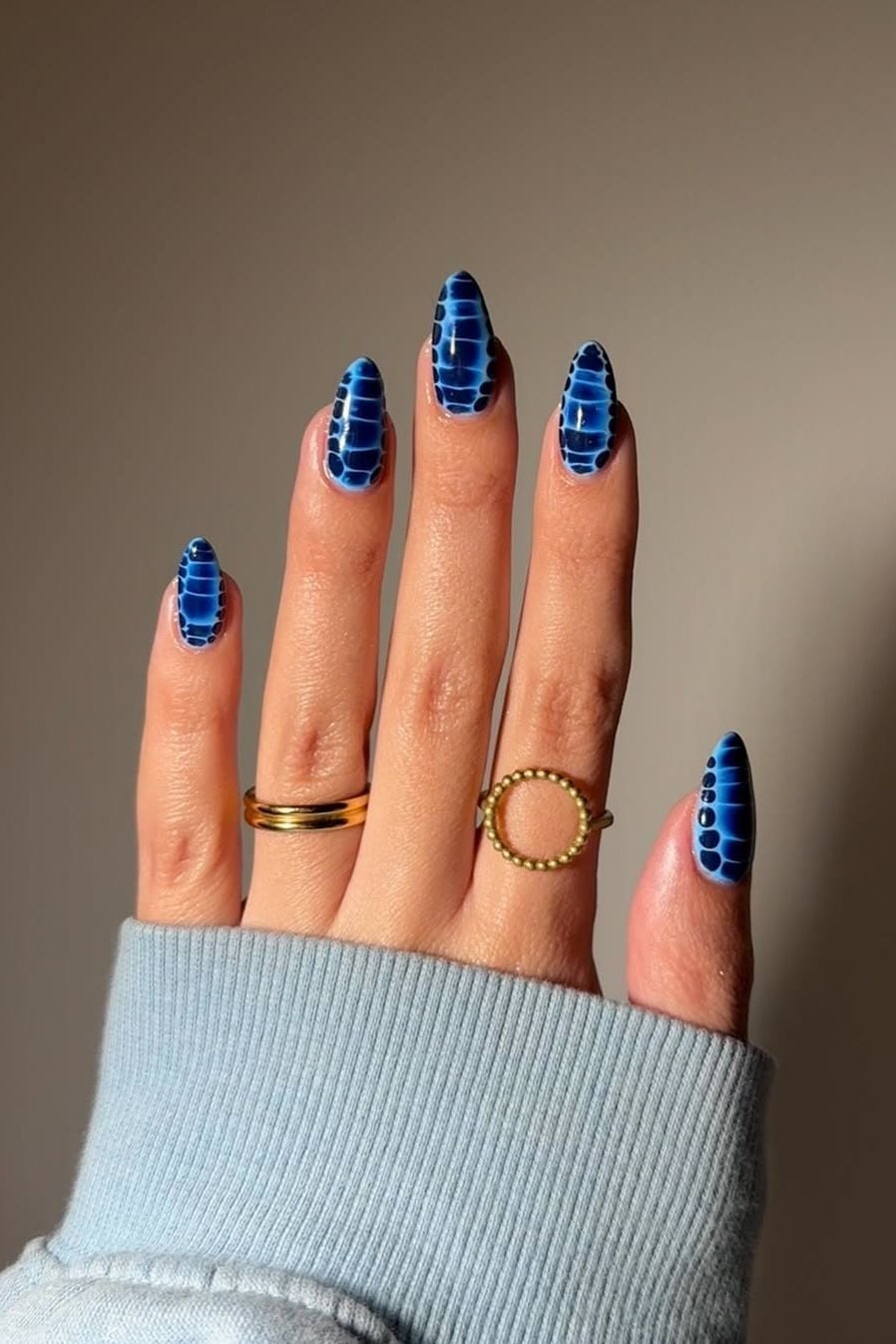 Short Almond Blooming Gel Watercolor Nails Short Almond Blooming Gel Watercolor Nails — Trendy Japanese Nails