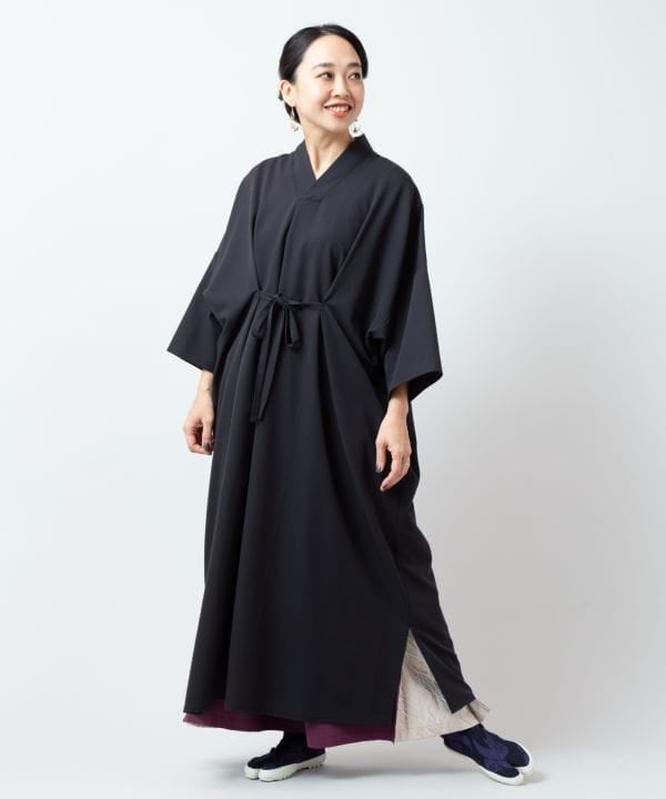 Black Outer Layer With Purple Underskirt — Trendy Japanese Outfits